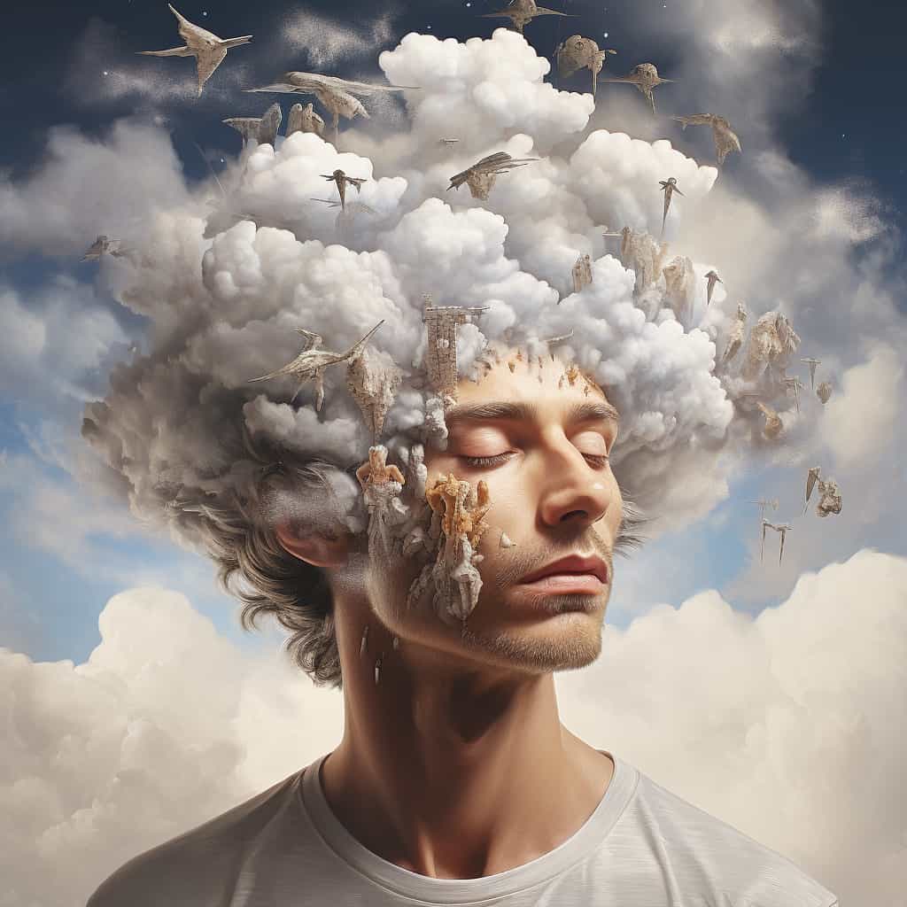 اثرات فکری و ذهنی غم و اندوه مثل هاله های ابر روی مغز انسان