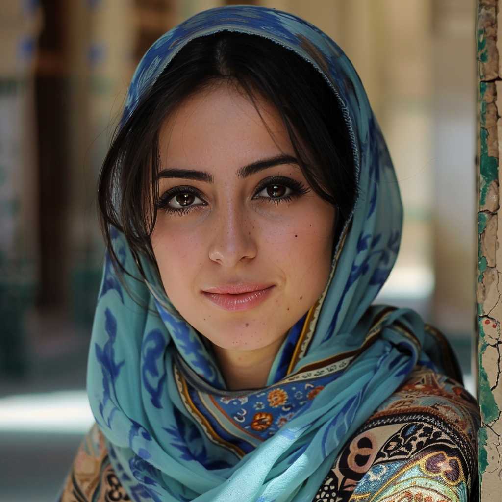 دختر جوان ایرانی